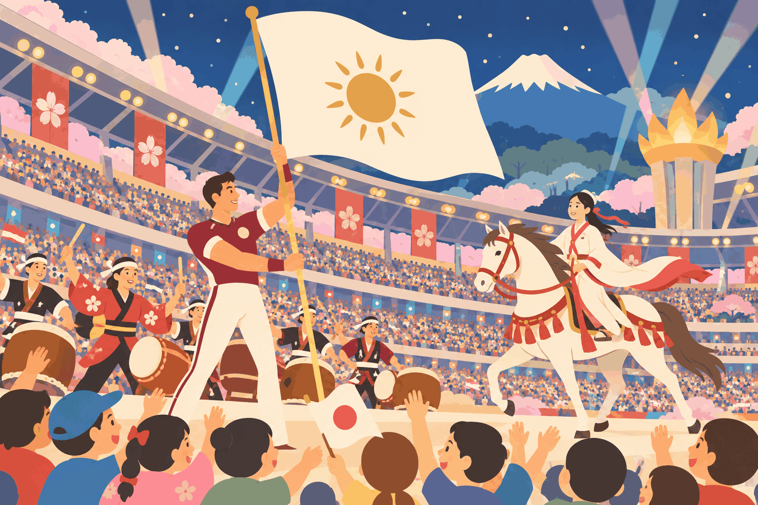亞運會旗交棒，下一站是卡達（插圖）