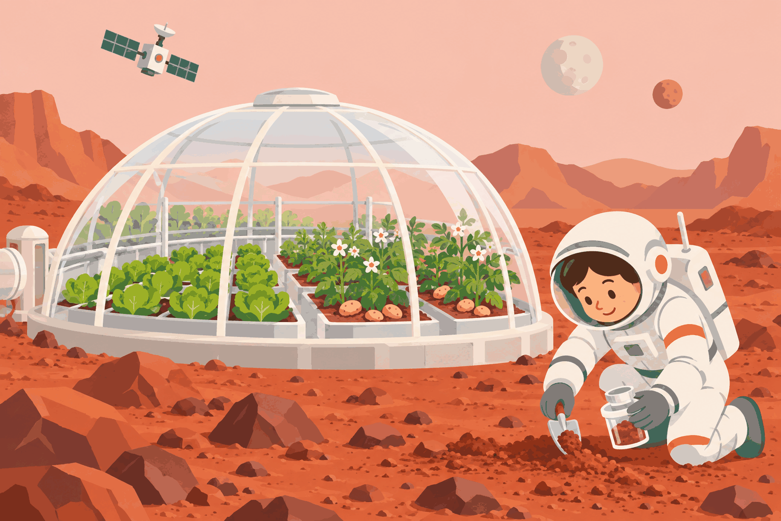 火星哪裡能種菜？澳洲學生畫出土壤地圖（插圖）