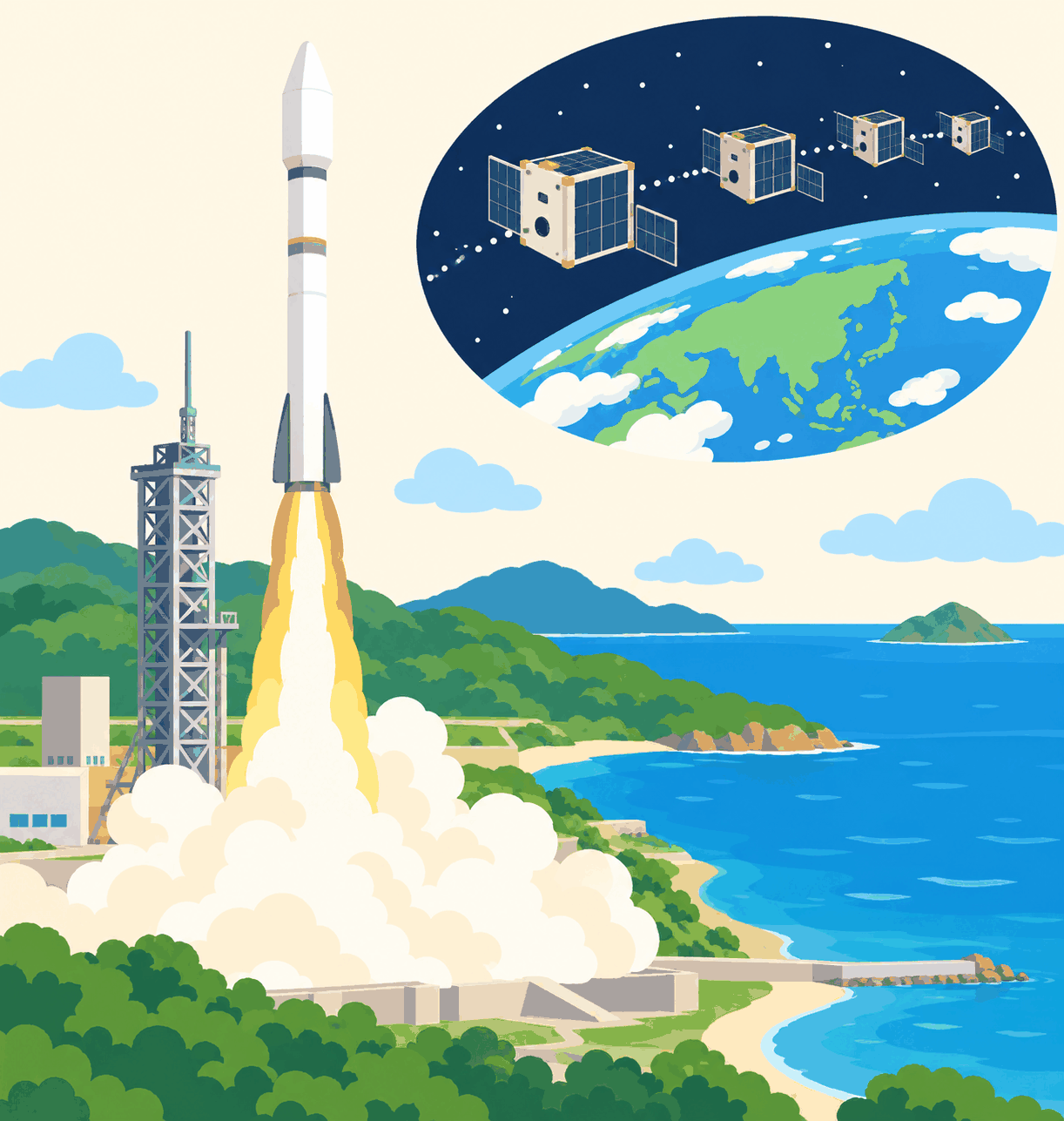韓國自己的火箭，一次送一大群衛星上天（插圖）