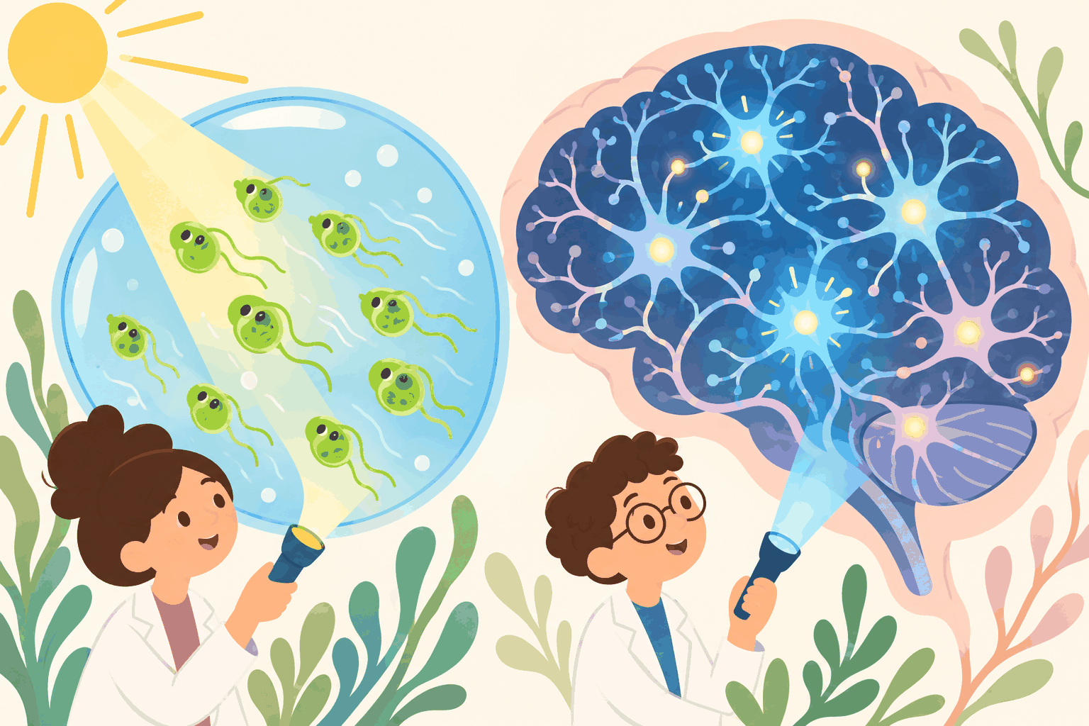 用光當開關，科學家得到諾貝爾獎（插圖）