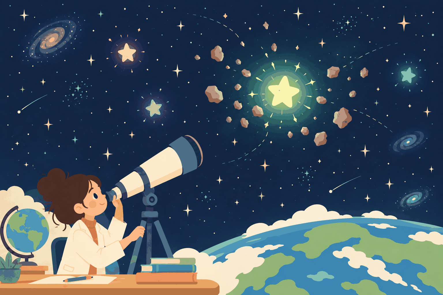 宇宙第一顆綠色星星，英國科學家找到了（插圖）
